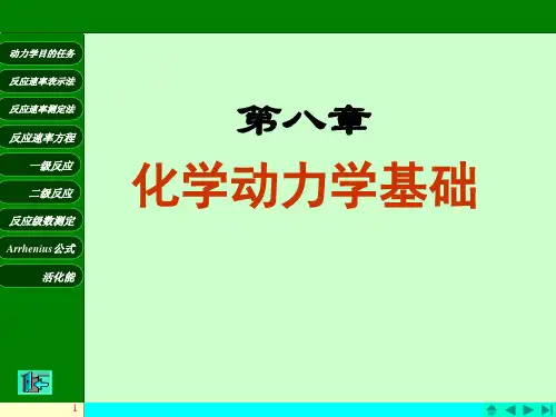 第八章 化学反应动力学