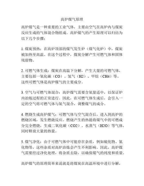 高炉煤气原理