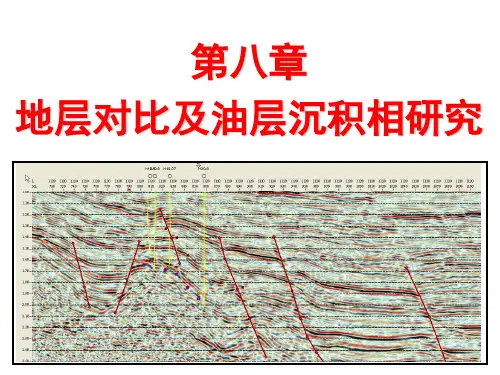 油田开发地质学 第8章 地层对比及油层沉积相研究
