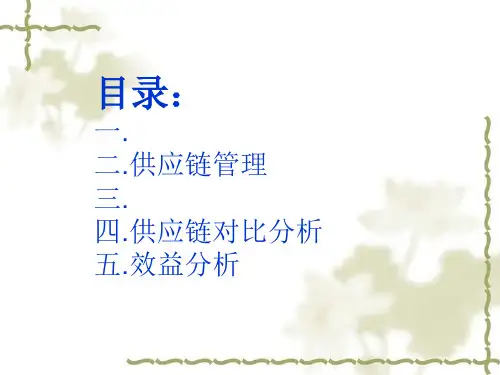海尔供应链PPT课件