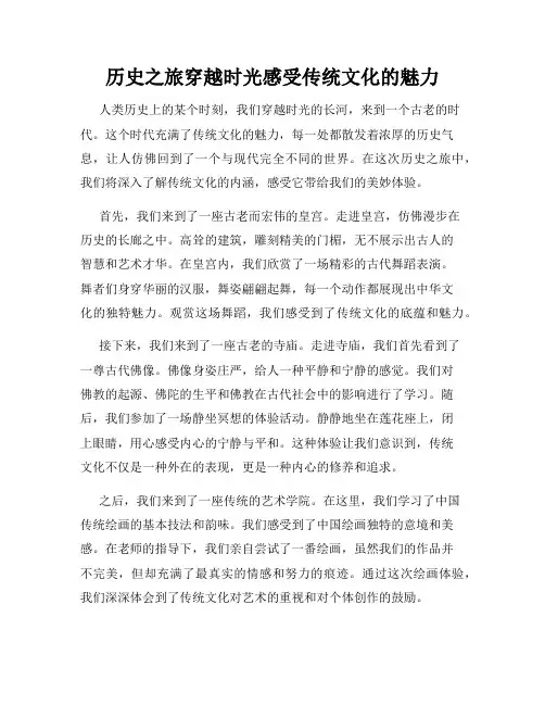 历史之旅穿越时光感受传统文化的魅力