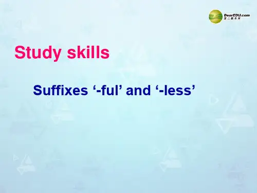 江苏省昆山市锦溪中学八年级英语上册 Unit 3 A day out Study skills课件 