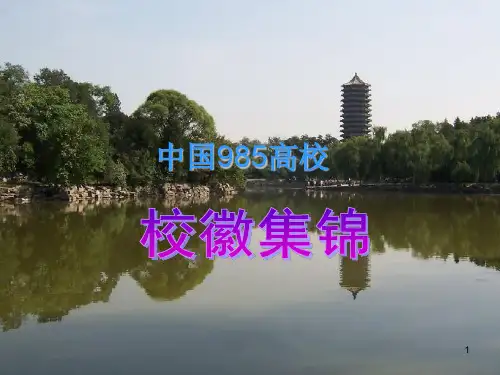 中国985高校校徽集锦(高清大图无水印)ppt课件