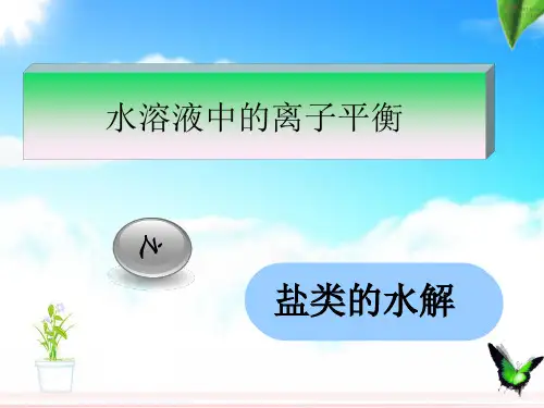 人教版化学选修四3.3盐类的水解课件