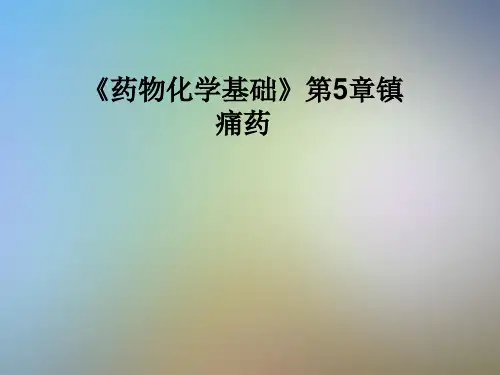 《药物化学基础》第5章镇痛药