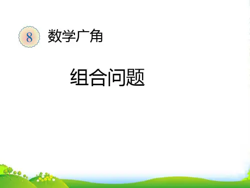 新人教版二年级数学上册：组合问题-精品课件