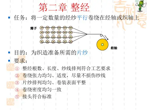 《织造原理》教学课件—03整经