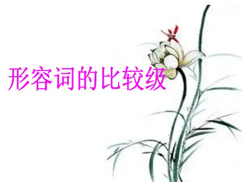 初中英语人教版八年级上册Unit3形容词的比较级共44张课件