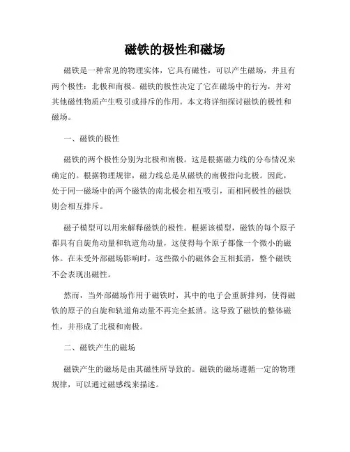 磁铁的极性和磁场