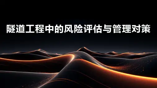 隧道工程中的风险评估与管理对策