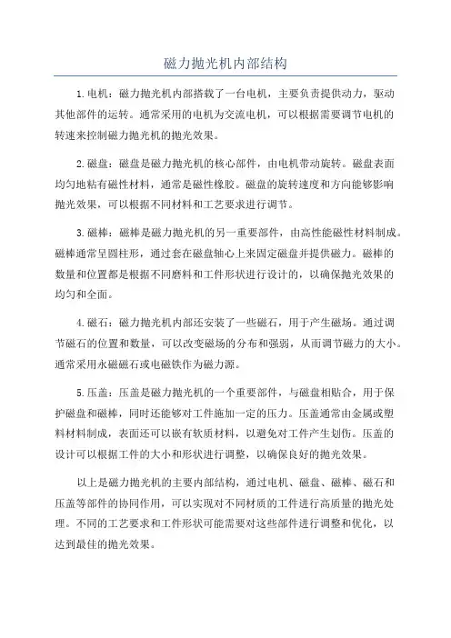 磁力抛光机内部结构