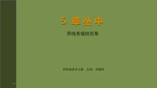  草丛中PPT课件