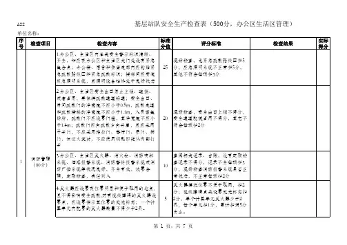 燃气标准化验收、安全检查表格(全)