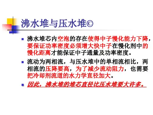 沸水堆与压水堆技术比较