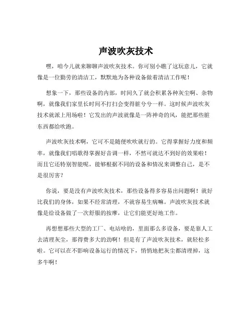 声波吹灰技术