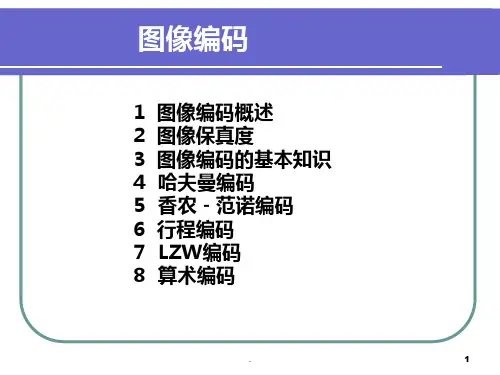 数字图像处理-图像编码PPT课件