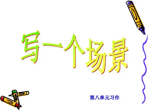 写一个场景分析