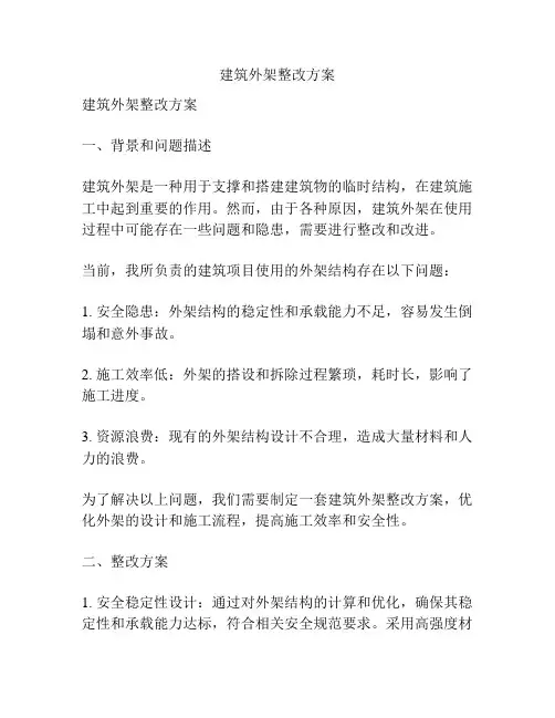 建筑外架整改方案