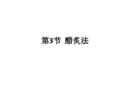第十章 中药炮制学 醋炙法