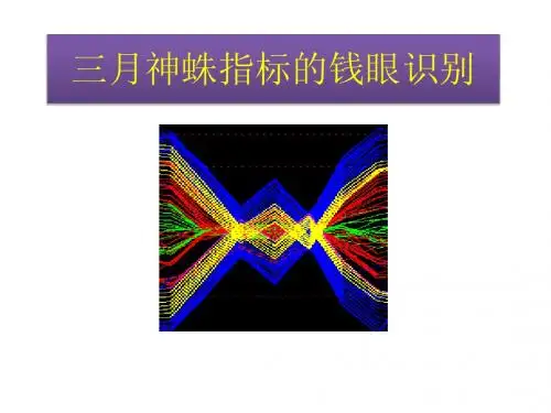 炒股指标实战1-三月神蛛钱眼识别技术+