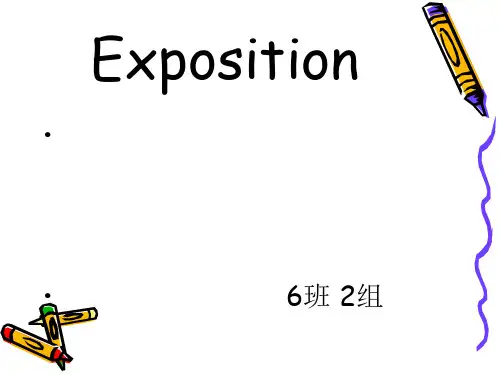Exposition英文说明文写作 ppt课件