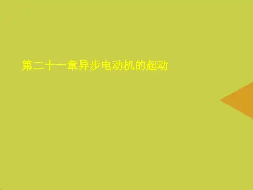 异步电动机的起动最新PPT资料