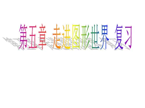 第五章《走进图形世界》复习课件(共34张PPT)