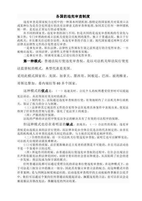 违宪制度