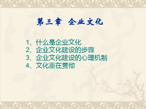 管理学3(企业文化)