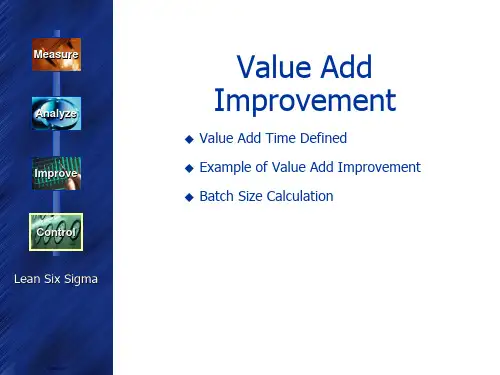 精益生产-Value_Add_Improvement(中英文对照