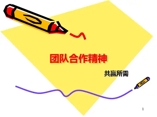 团结合作精神 PPT课件