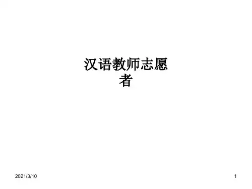 汉语国际教育硕士考研大纲PPT课件