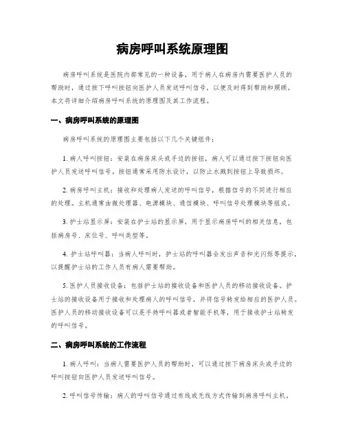 病房呼叫系统原理图