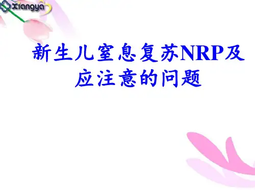 新生儿的窒息抢救及注意的事项PPT课件