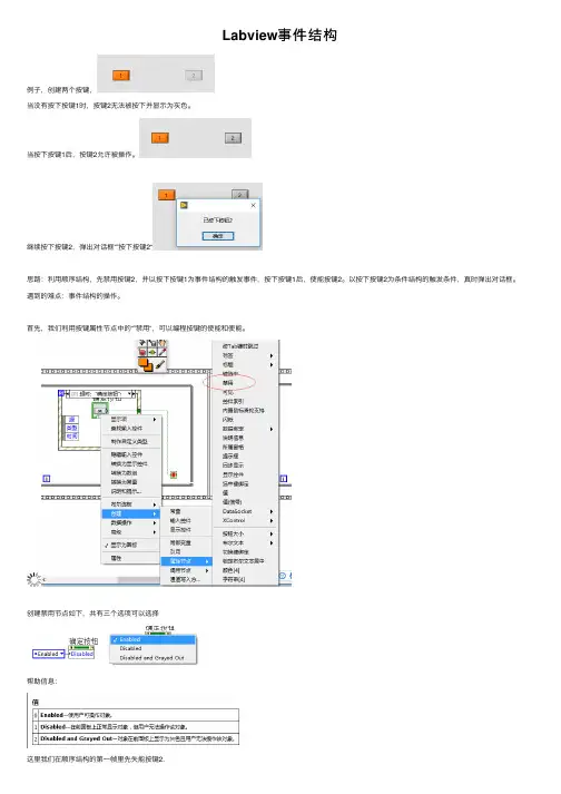 Labview事件结构
