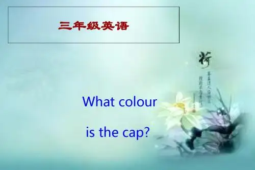 三年级上册英语Lesson 9