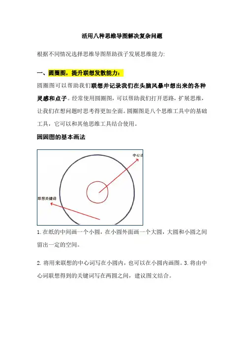 活用八种思维导图解决复杂问题