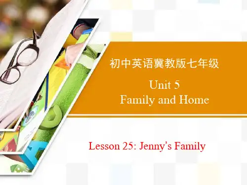 冀教版七年级英语上册Lesson25--(共19张)公开课PPT课件