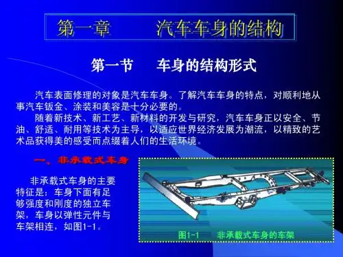 汽车车身的结构