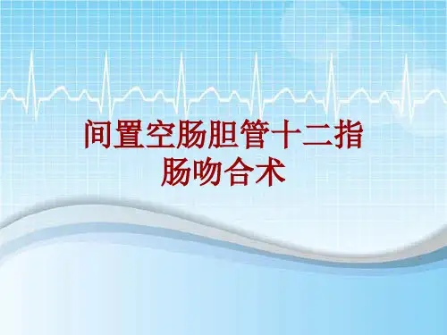 手术讲解模板：间置空肠胆管十二指肠吻合术