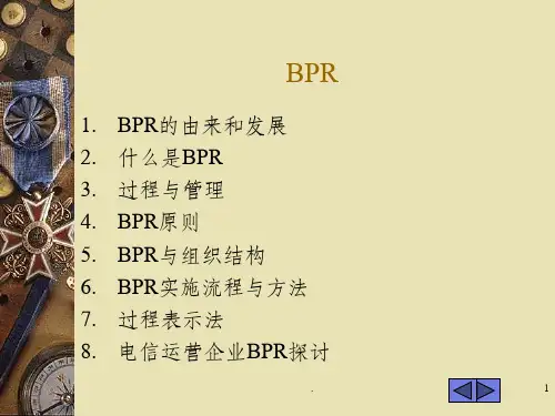BPR流程优化培训教材ppt课件