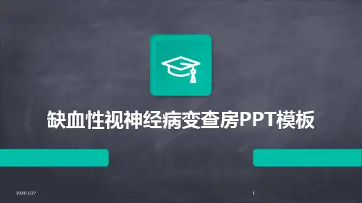 2024版缺血性视神经病变查房PPT模板