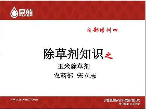 玉米除草剂(内训4)