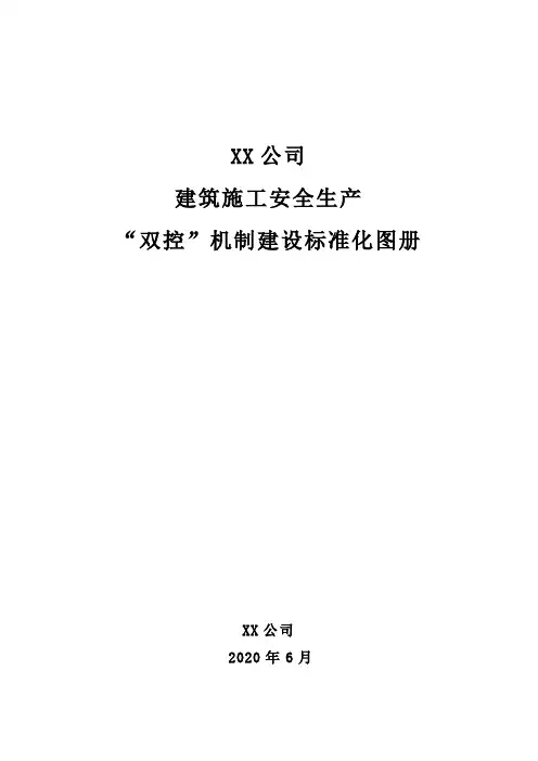 XX公司安全“双控”机制建设标准化图册