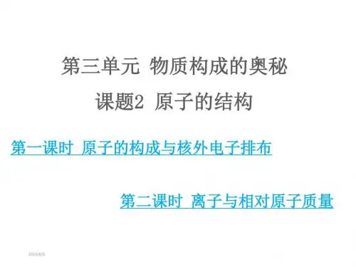 《原子的结构》参考课件