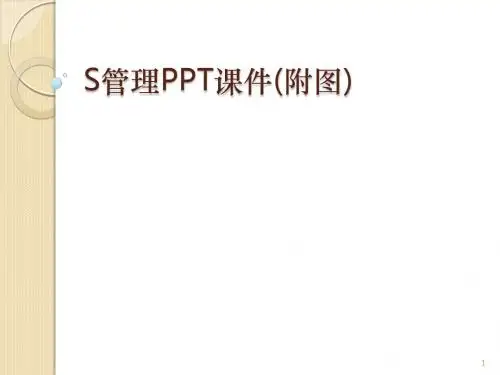 S管理PPT课件(附图)