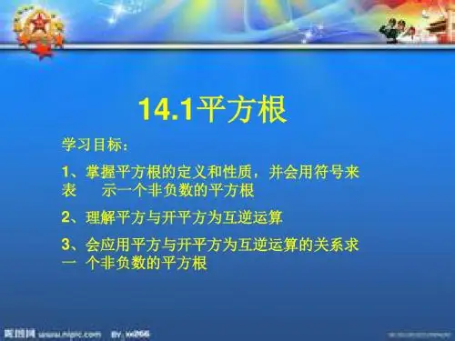 14.1平方根