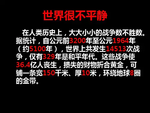 第一次世界大战ppt(完整版)