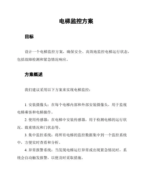 电梯监控方案