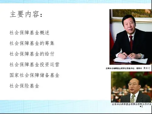 社保基金PPT课件